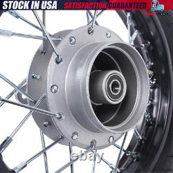 2.50-10 Front Rear Tire Rim Wheel Drum Brake Pit Bike For Honda CRF50 XR50 BBR