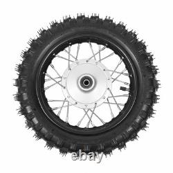 2.50-10 Front Rear Wheel Tire Rim Pair Set for Dirt Bikes