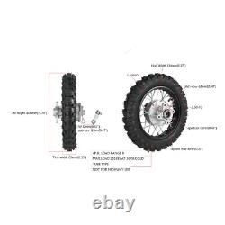 2.50-10 Front + Rear Wheels Drum Brake Rim CRF50 XR50 SSR SDG Dirt Bike 110 125