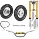2.50-10 Front Rear Wheels + Front Forks 7/8 Handlebar For Honda CRF50 XR50 TTR50