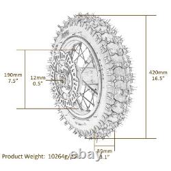 2.5-10 + 3.00-10 Front Rear Wheel + Front Forks & Swingarm Kit for CRF50 XR50 70