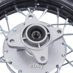 2.5-10 Front and Rear Wheel Tire Assembly for Honda CRF50 XR50 BBR KLX Dirt Bike