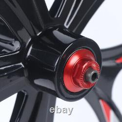 2-Color 26 Mountain Bike Wheel Set Front+Rear Wheels Disc Brake Black+White New