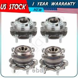 2 Front + 2 Rear Wheel Hub Bearing Left Right Side Fits Nissan Altima 2007-2013