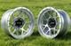 2 Pack Falcon 17 x 9 inch Wheel Off-Road TX Titan Silver withMachine Face Wheels