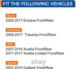 2 Wheel Bearing Hub Front/Rear 08-17 Buick Enclave Chevy Traverse 07-16 Acadia