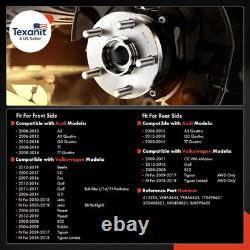 2 X Front or Rear Wheel Bearing and Hub Assembly Compatible with Volkswagen Audi