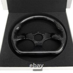 300MM Bolts Racing Steering Wheel Cover Carbon Fiber 6 Holes Universal Jet Plane