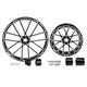 30X3.5 Front 18'' Rear Wheel Rim & Single Hub Fit For Harley Touring 2009-2023