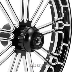 30'' Front 18'' Rear Wheel Rim Hub Belt Pulley Fit For Harley Touring 2008-23 US