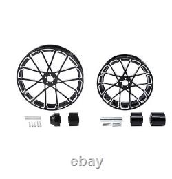 30 Front 18 Rear Wheel Rim & Hub Fit For Harley Touring Street Glide 2008-2024