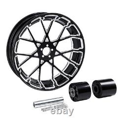 30 Front 18 Rear Wheel Rim & Hub Fit For Harley Touring Street Glide 2008-2024