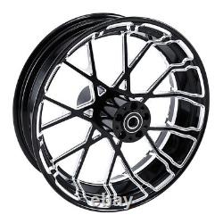 30 Front 18 Rear Wheel Rim & Hub Fit For Harley Touring Street Glide 2008-2024