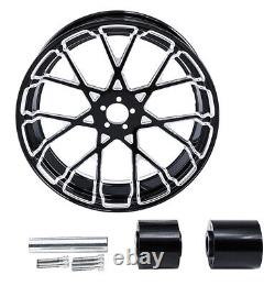 30 Front 18 Rear Wheel Rim & Hub Fit For Harley Touring Street Glide 2008-2024