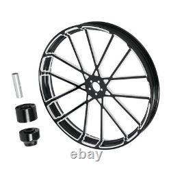 30 Front 18 Rear Wheel Rim & Hub Fit For Harley Touring Street Glide 2008-2024