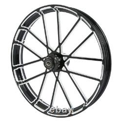 30 Front 18 Rear Wheel Rim & Hub Fit For Harley Touring Street Glide 2008-2024