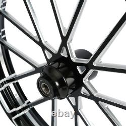 30 Front 18 Rear Wheel Rim & Hub Fit For Harley Touring Street Glide 2008-2024