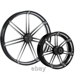 30 Front 18 Rear Wheel Rim & Hub Single Disc Fit For Harley Touring 2009-2023