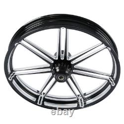 30 Front 18 Rear Wheel Rim & Hub Single Disc Fit For Harley Touring 2009-2023
