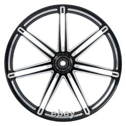 30 Front 18 Rear Wheel Rim & Hub Single Disc Fit For Harley Touring 2009-2023