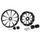 30 Front 18 Rear Wheel Rim Single Hub Fit For Harley Touring Models 2009-2023