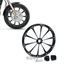 30 Front 18 Rear Wheel Rim Single Hub Fit For Harley Touring Models 2009-2023