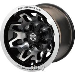 416X Wheel Front/Rear Machined Black 12x8 4/156 4+4 416M128156GBMF4
