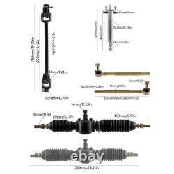 44 Go Kart Rear Axle Kit 8 Wheels Front Steering Hub for Golf Cart ATV Quad
