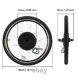 48V 1000W Electric Bicycle 26 Front/Rear Wheel E bike Hub Motor Conversion Kit