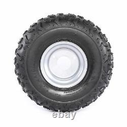 4PC 145/70-6 Tires Rim Assembly 6 Wheels 145/70-6 Front Rear Go kart Quad Bike