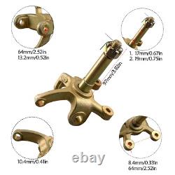 4PC Front Rear 145/70-6 Tire Rim 6 Wheels + 3 Stud Hub 110cc 125cc ATV Go Kart