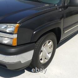 4PC Front + Rear Factory Style Wheel Fender Flares for 1999-2007 Chevy Silverado