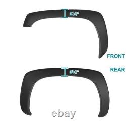 4PC Front + Rear Factory Style Wheel Fender Flares for 1999-2007 Chevy Silverado