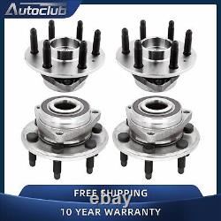 4PC Front & Rear Wheel Bearing Hub withABS for Cadillac SRX Saab 9-4X Assembly