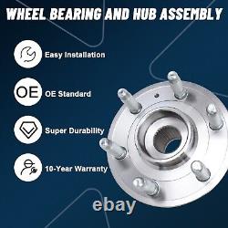 4PC Front & Rear Wheel Bearing Hub withABS for Cadillac SRX Saab 9-4X Assembly