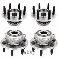 4PC Front & Rear Wheel Bearing Hub withABS for Cadillac SRX Saab 9-4X Assembly