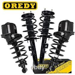 4PCs Front & Rear Struts Coil Spring for FWD 2008 2009 Ford Taurus Mercury Sable