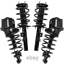 4PCs Front & Rear Struts Coil Spring for FWD 2008 2009 Ford Taurus Mercury Sable