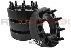 4Pc 8x6.5 To 8x6.5 1999-2010 GMC Sierra 2500HD 3500HD 2 inch Wheel Spacers 8 Lug