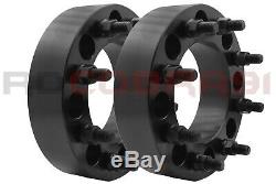 4Pc 8x6.5 To 8x6.5 1999-2010 GMC Sierra 2500HD 3500HD 2 inch Wheel Spacers 8 Lug