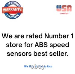 4Pc Front+Rear ABS Wheel Speed Sensor For 07-14 Chevy Tahoe Avalanche GMC Yukon