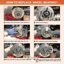 4Pcs Front + Rear Wheel Hub Bearing Assembly For 2007-2015 Mini Cooper FWD