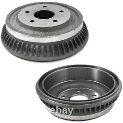 4WD Front Brake Rotor Rear Drum Wheel Hub Bearing for 1994-1999 Dodge Ram 1500