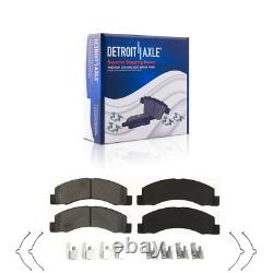 4WD Front Rear Drilled Rotors Calipers Brake Pads for 2000-2004 F-250 Super Duty