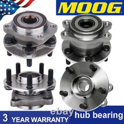4X Moog Front Rear Wheel Bearing & Hub Assembly For 05-09 Subaru Outback Legacy