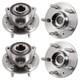 4X Wheel Hub Bearings Front Rear For Cadillac CTS 2008-16 Chevrolet Camaro 10-15