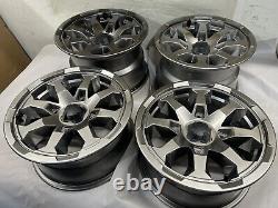 4-2019-2022 Can-am Defender Wheels Front/rear Wheels Great Shape Silver