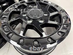 4-2024-2025 CAN AM MAVERICK R WHEEL FRONT OR REAR 16x7 BLACK BEADLOCK 1 MILE