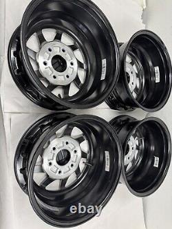 4-2024-2025 CAN AM MAVERICK R WHEEL FRONT OR REAR 16x7 BLACK BEADLOCK 1 MILE