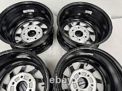 4-2024-2025 CAN AM MAVERICK R WHEEL FRONT OR REAR 16x7 BLACK BEADLOCK 1 MILE